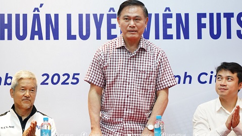20 học viên hoàn thành khóa học HLV futsal AFC Cấp 2 năm 2025